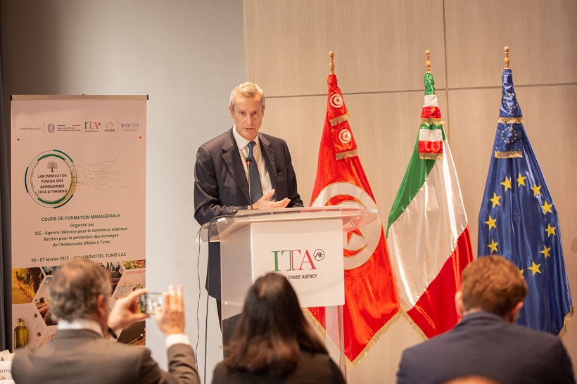 L'Ambassadeur d'Italie: "La Tunisie est identifiée comme partenaire prioritaire dans le Plan Mattei"