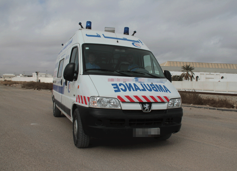 La dernière : l’ambulance tous phares allumés se fait verbaliser à Medjez El-Bab