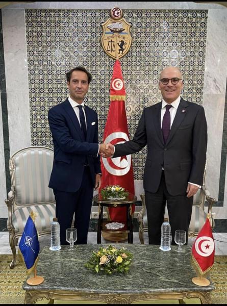 Nabil Ammar s’entretient avec le Secrétaire Général Adjoint de l’OTAN