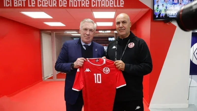 Ancelotti: "Le niveau défensif de la Tunisie est très bon"