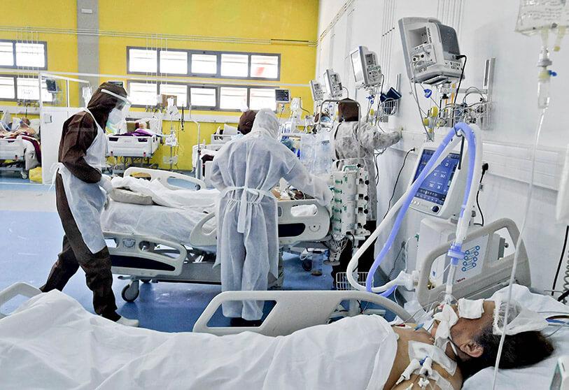 Covid-19: La Tunisie atteint le record du nombre de patients hospitalisés