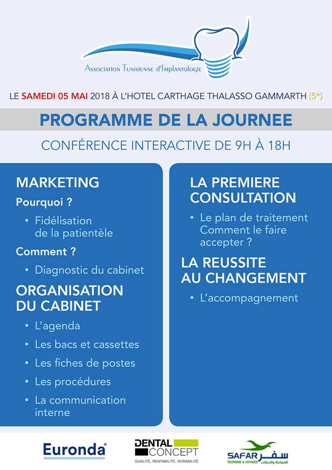 Conférence sur l’installation et la gestion d’un cabinet dentaire