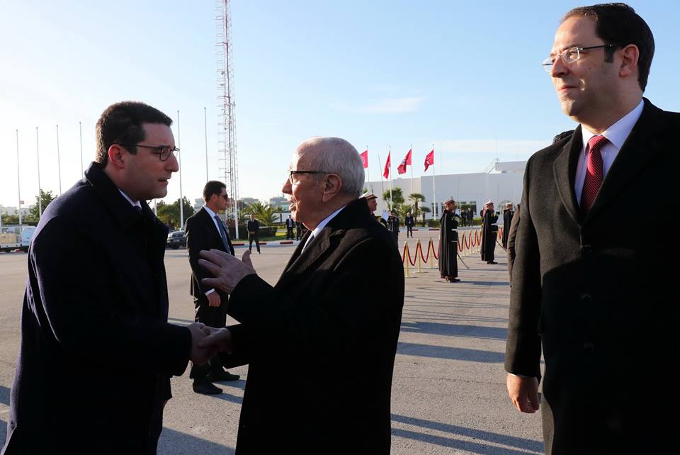 BCE arrive à Rome pour une visite d’Etat de deux jours en Italie