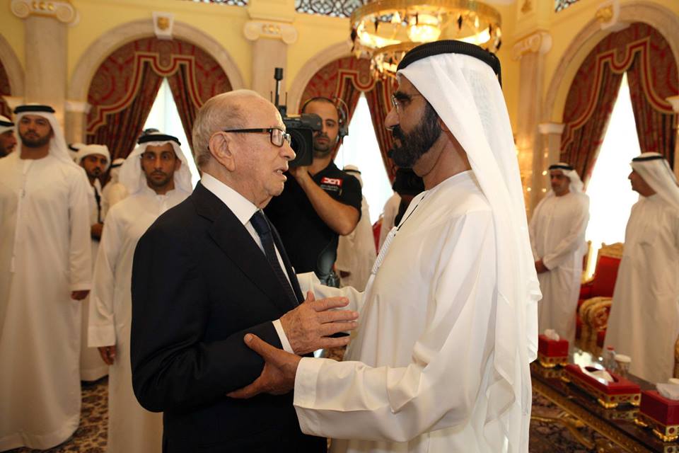 Le chef de l'Etat présente ses condolénces au cheikh Mohamed Ben Rached Al Maktoum