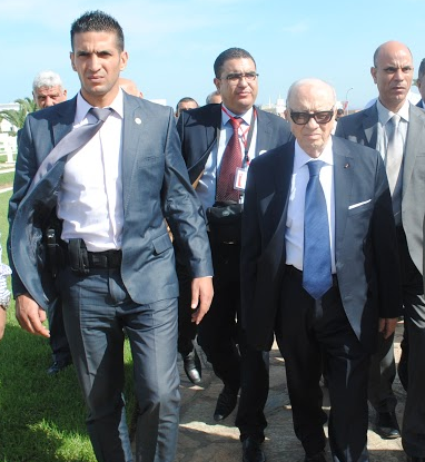 Béji Caid Essebsi aux funérailles du Roi Abdallah