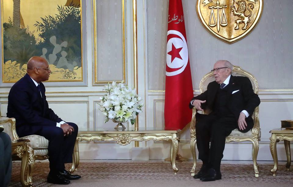 Béji Caïd Essebsi reçoit le président de la CEDEAO