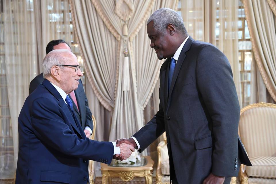BCE insiste sur « la dimension africaine de la Tunisie » avec le président de la Commission de l’UA