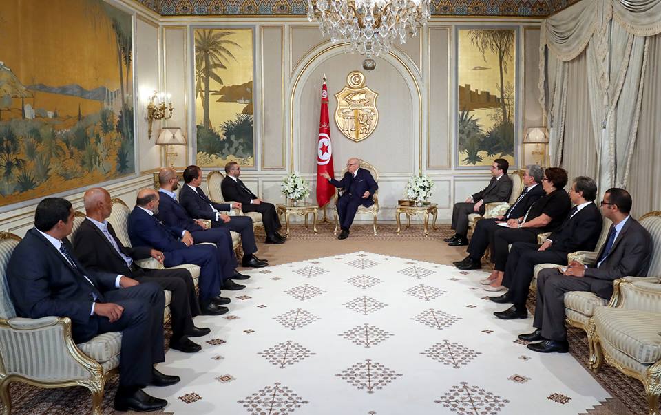  Essebsi reçoit le président du Haut Conseil de l’Etat libyen