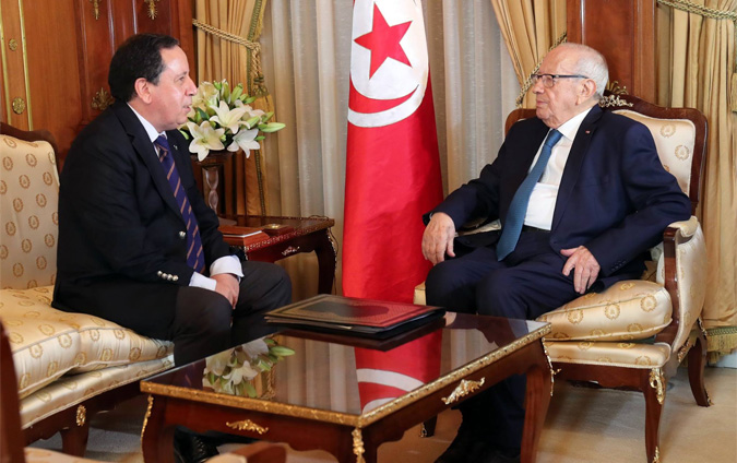 Béji Caïd Essebsi à Alger, jeudi