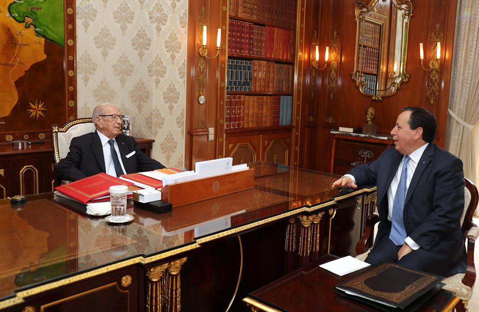 Béji Caïd Essebsi s’entretient avec le ministre des Affaires étrangères