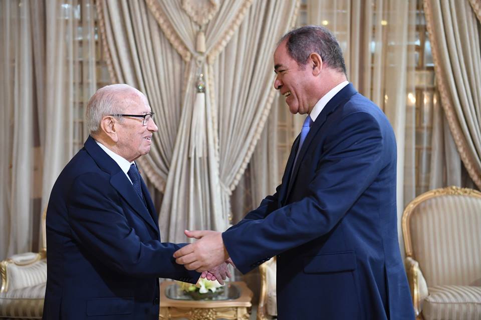 Béji Caïd Essebsi s’entretient avec le ministre algérien des Affaires étrangères