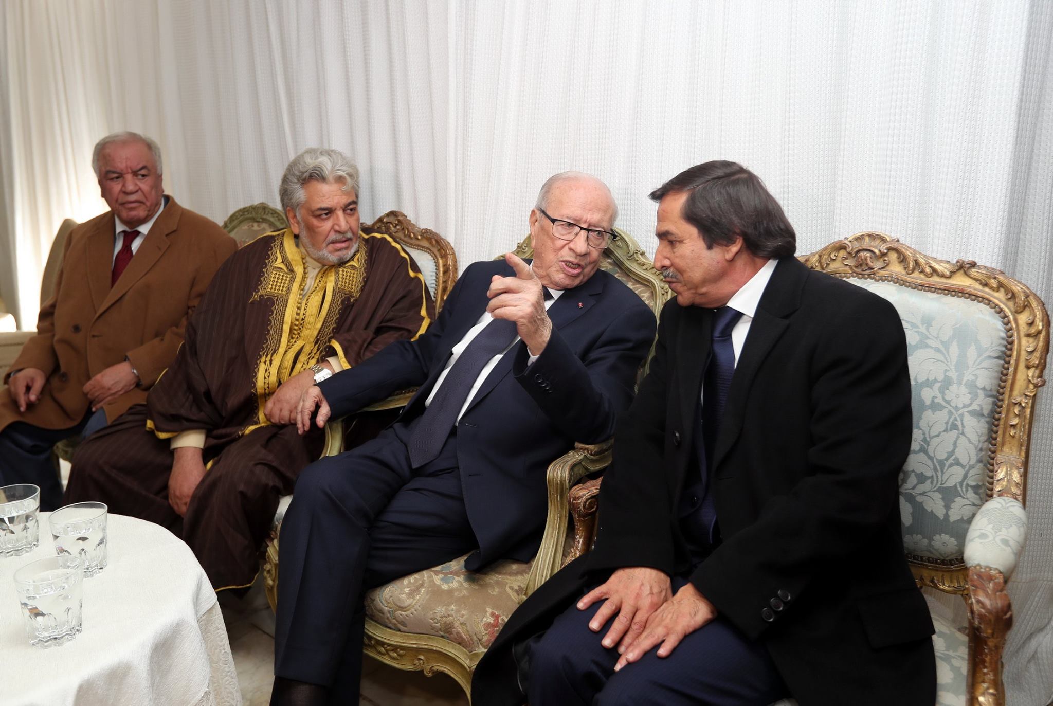 Béji Caïd Essebsi au Fark de Feu Mohamed Masmoudi