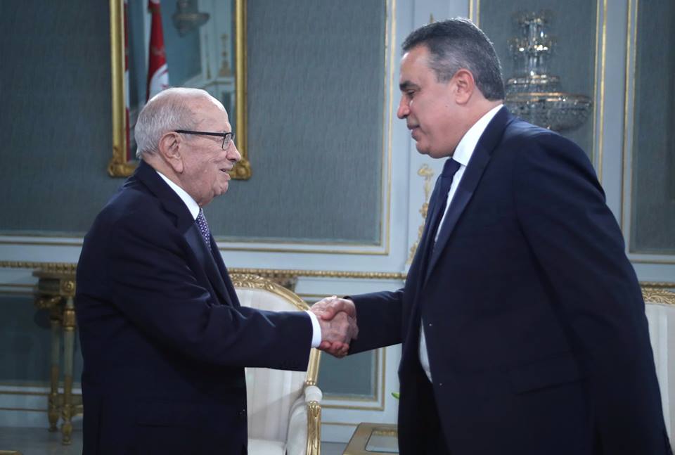 Béji Caïd Essebsi s’entretient avec le président du parti Al-Badil