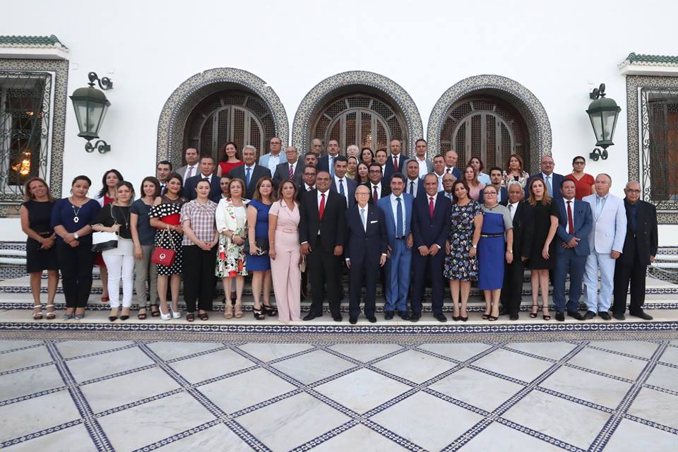 Le président Caïd Essebsi reçoit les membres du bloc parlementaire de Nidaa Tounés