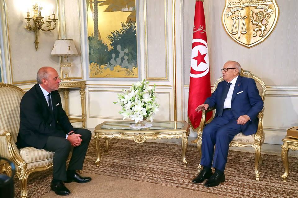 Béji Caïd Essebsi reçoit le PDG d’Orange France