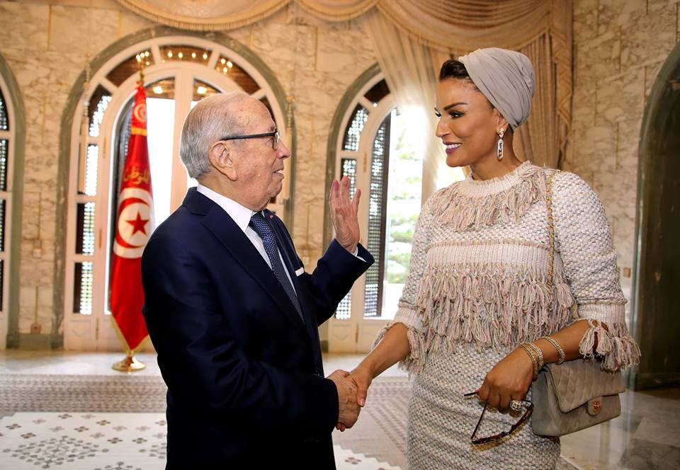 BCE reçoit Cheikha Mozah : au centre de l’entretien, assurer des opportunités d’emploi aux jeunes Tunisiens