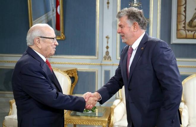  Le président de la République reçoit le président de « Peace and Sport »