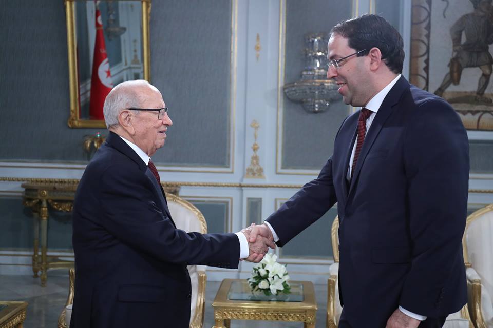 Béji Caïd Essebsi s’entretient avec Youssef Chahed