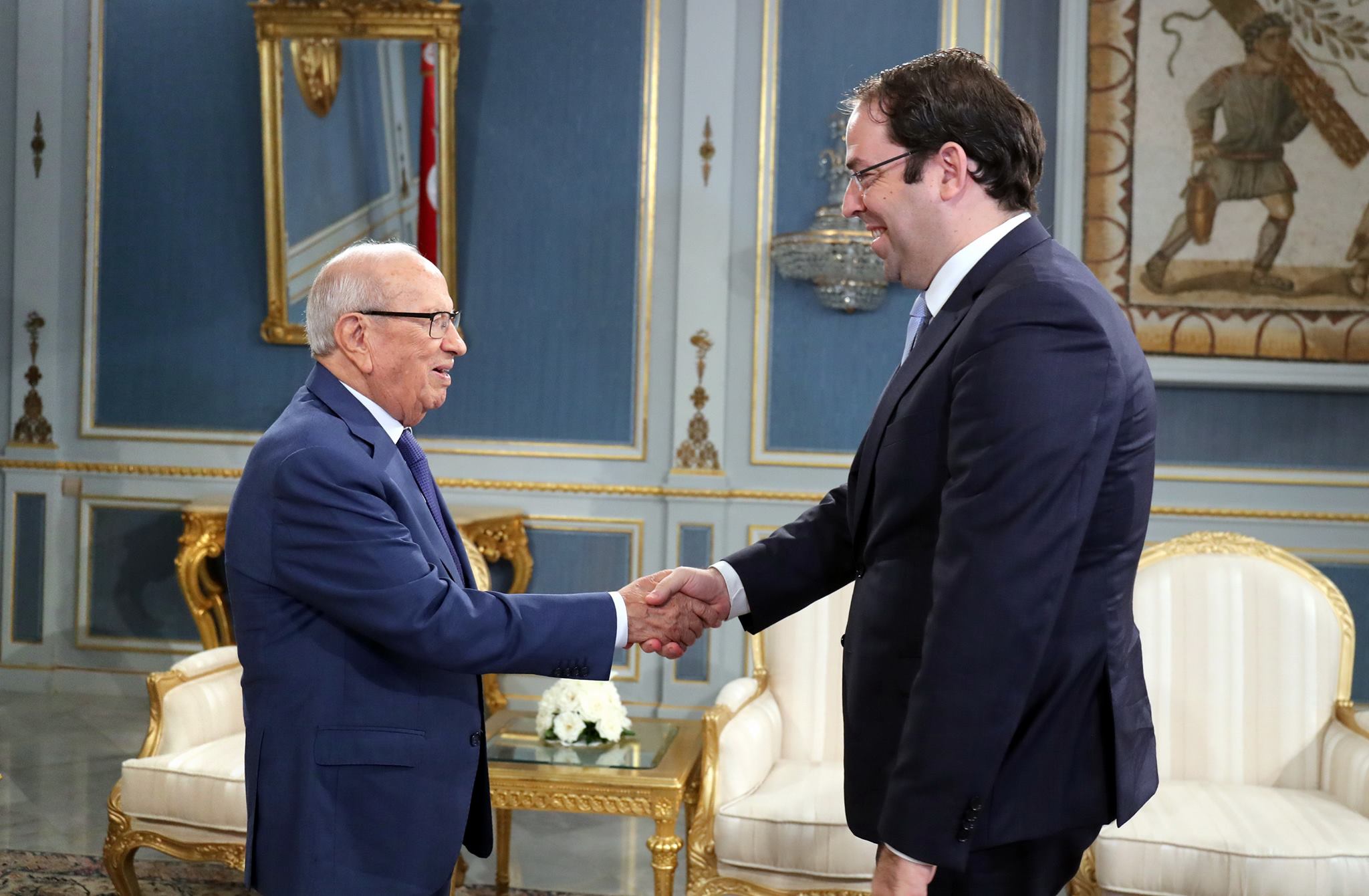 Entretien Béji Caïd Essebsi- Youssef Chahed