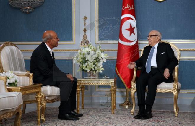 Le président de la république reçoit le secrétaire général du parti socialiste