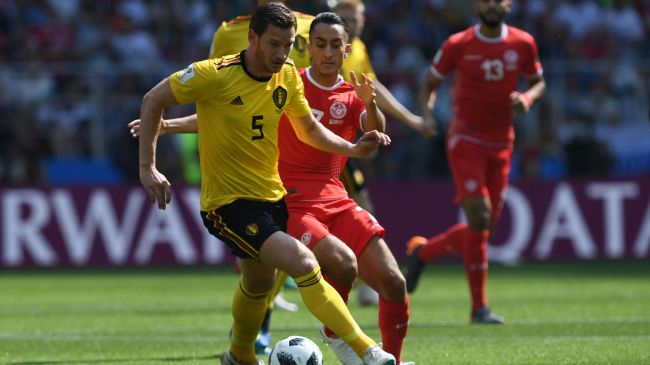 Tunisie-Belgique : 1-3 à la mi-temps