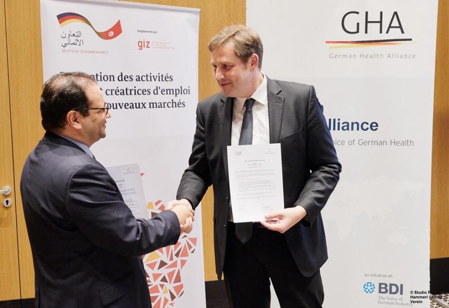 Signature de partenariat entre ‘’German Health Alliance ‘’et ‘’Tunisia Health Alliance’’