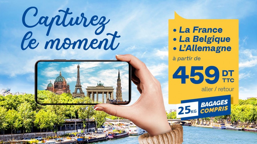Nouvelair lance sa promotion automnale à partir de 459 dinars TTC