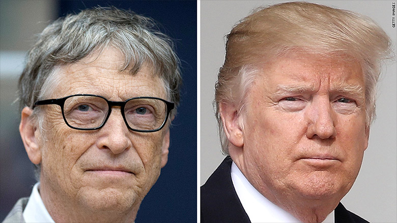 Hilarant: Quand Bill Gates se moque de Donald Trump (Vidéo)