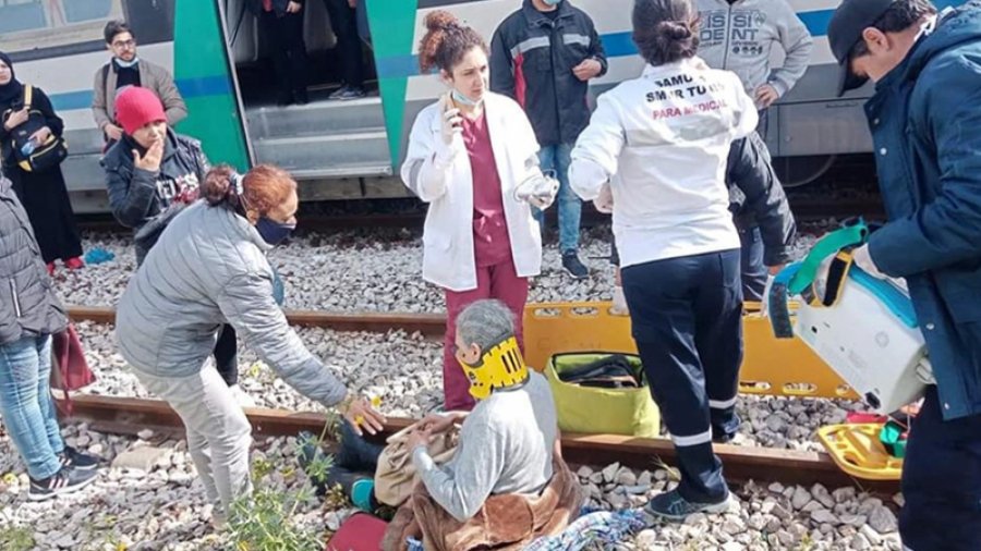 Une collision entre deux trains fait 95 blessés à Tunis