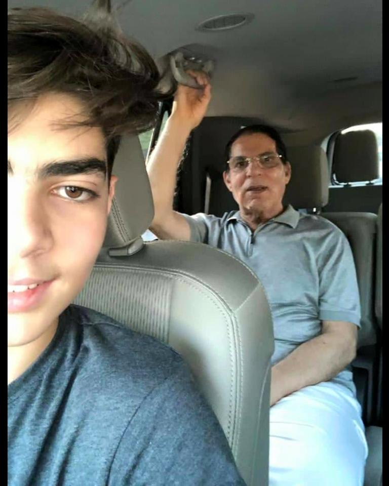 Ben Ali en voiture à Jeddah
