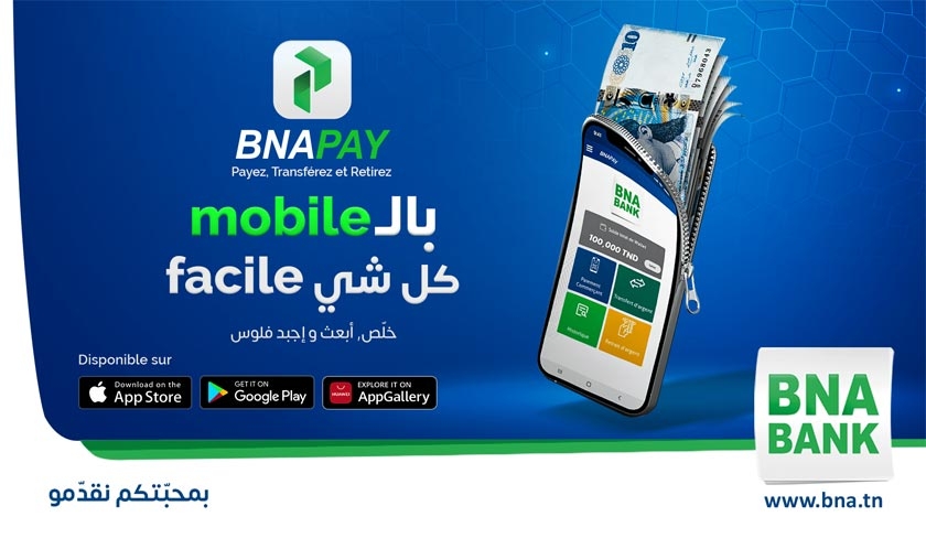 La BNA lance BNAPAY, sa nouvelle application de paiement mobile