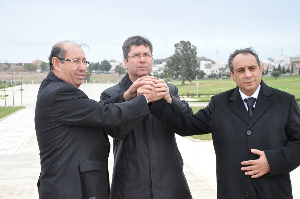Boussayene, Nassra, Chanoufi et Mejri se réunissent au cimetière des martyrs de Sijoumi