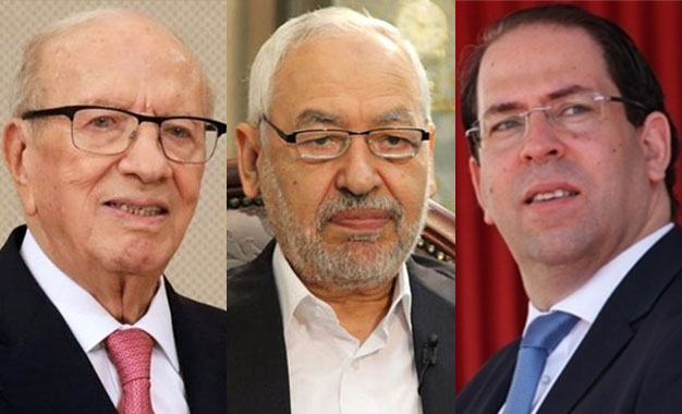 Béji Caïd Essebsi : Ghannouchi soutiendra en secret Chahed à l’élection présidentielle.