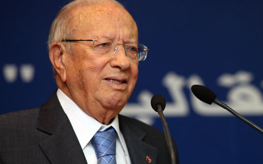 Meeting populaire d'Essebsi au Palais des Sports d'El Menzah