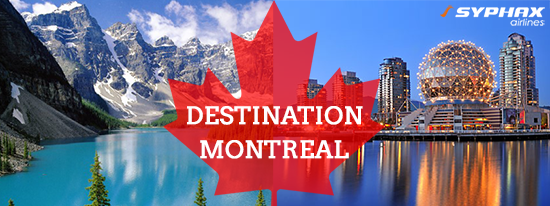 Syphax annonce la reprise de ses vols vers le Canada