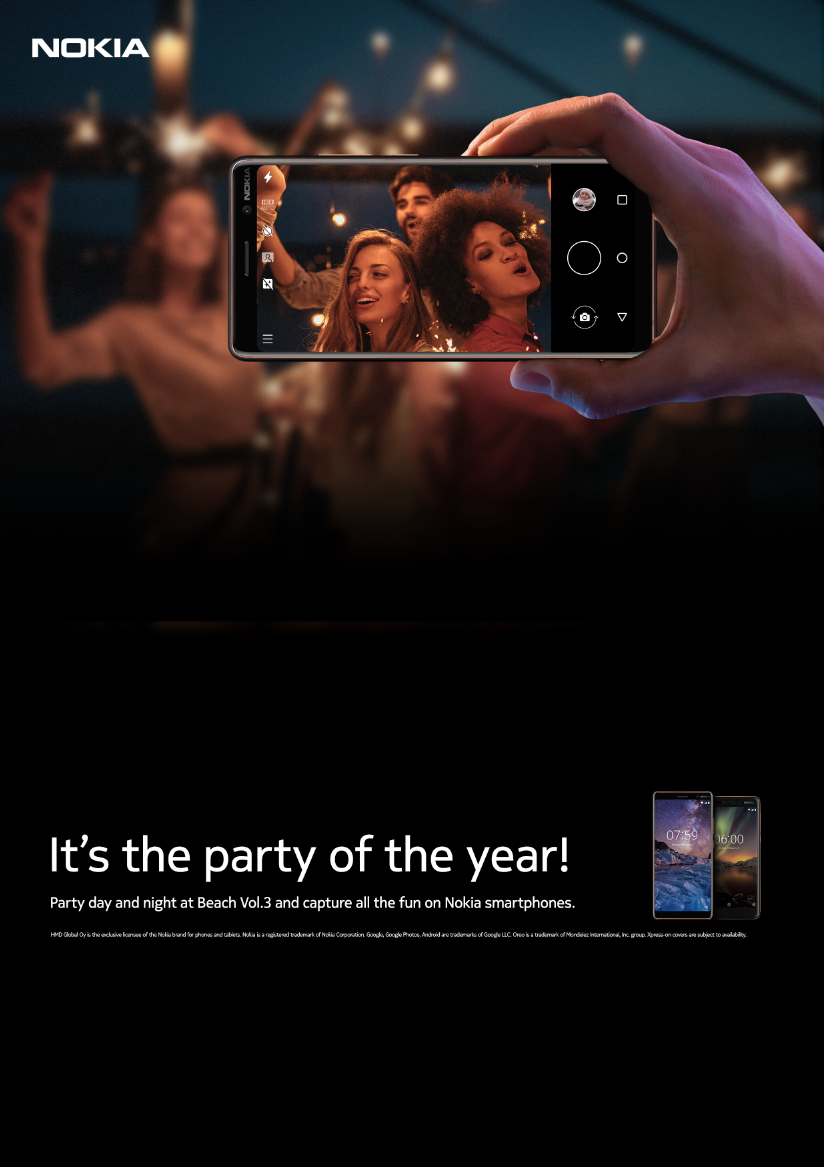 Les Mobiles Nokia célèbrent la technologie, l'amitié et le partage d’une expérience entre amis lors de la "Radisson Blu Beach Party"
