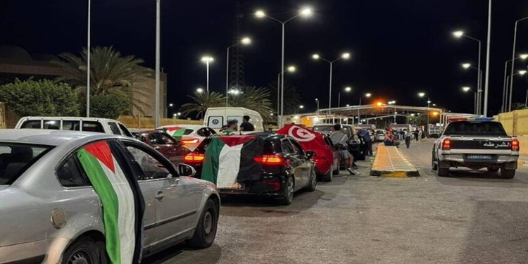 La Caravane Soumoud traverse Tripoli en direction de Tadjourah