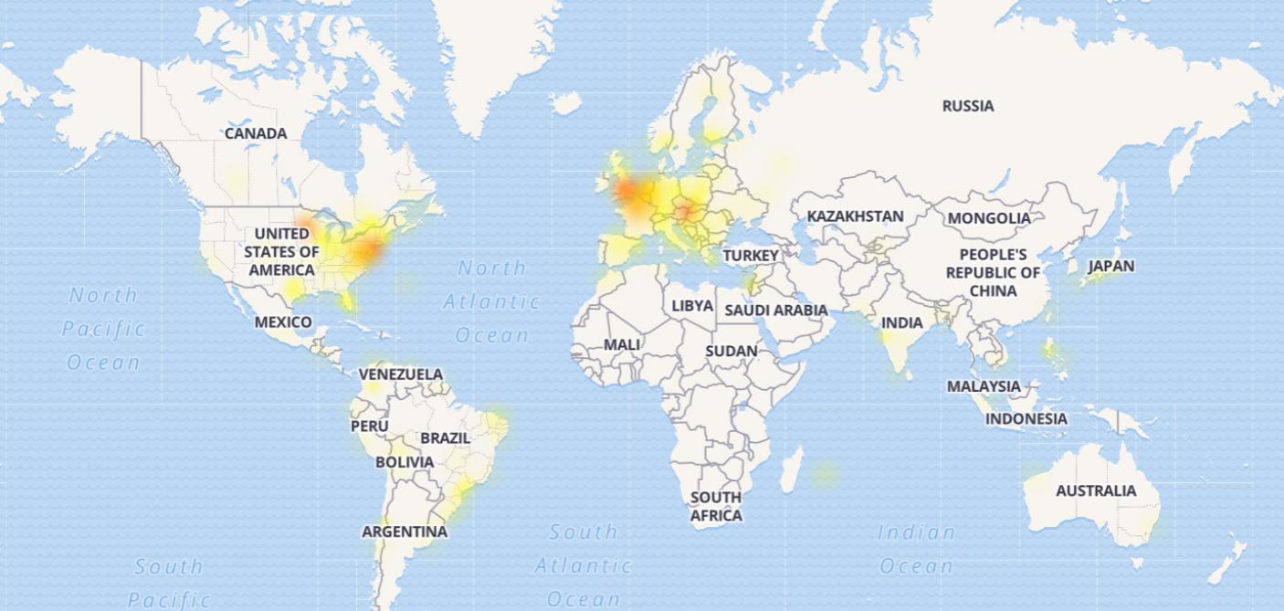 Facebook touché par une panne ce mardi: Voici les pays les plus touchés ! 