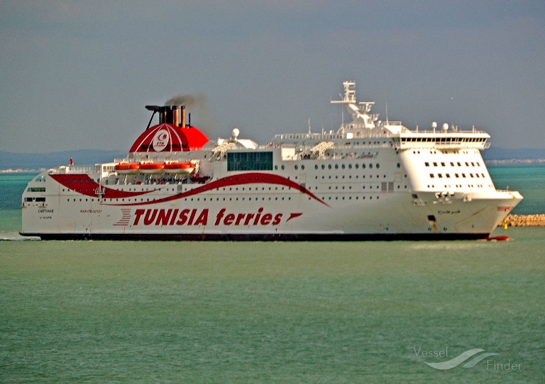 CTN-intempéries : changement du programme des dessertes du bateau "Carthage"