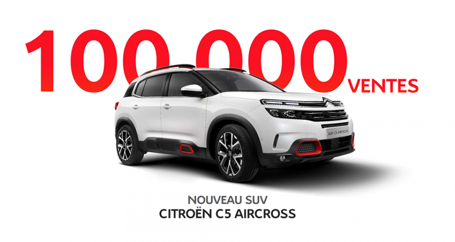 100 mille ventes de nouveaux SUV C5 Aircross dans le monde: Profitez de notre offre de fin d'année