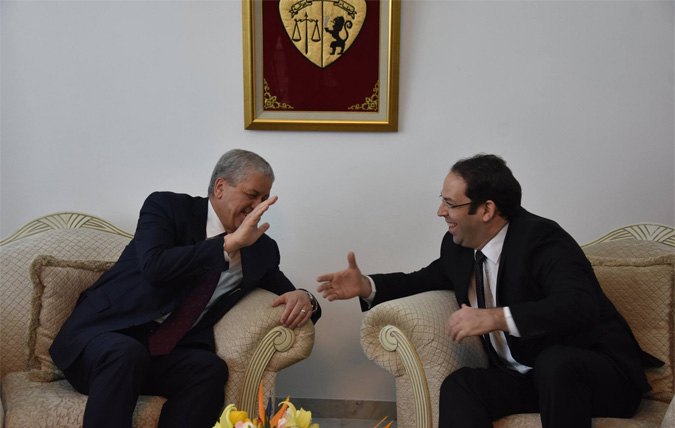 Youssef Chahed félicite son homologue algérien pour les élections du 4 mai