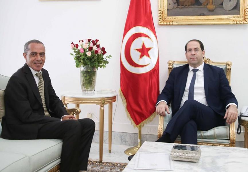 Youssef Chahed reçoit le nouvel ambassadeur d’Algérie à Tunis
