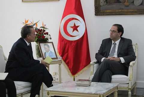 Entretien entre Youssef Chahed et le directeur régional de la BAD pour l’Afrique du Nord