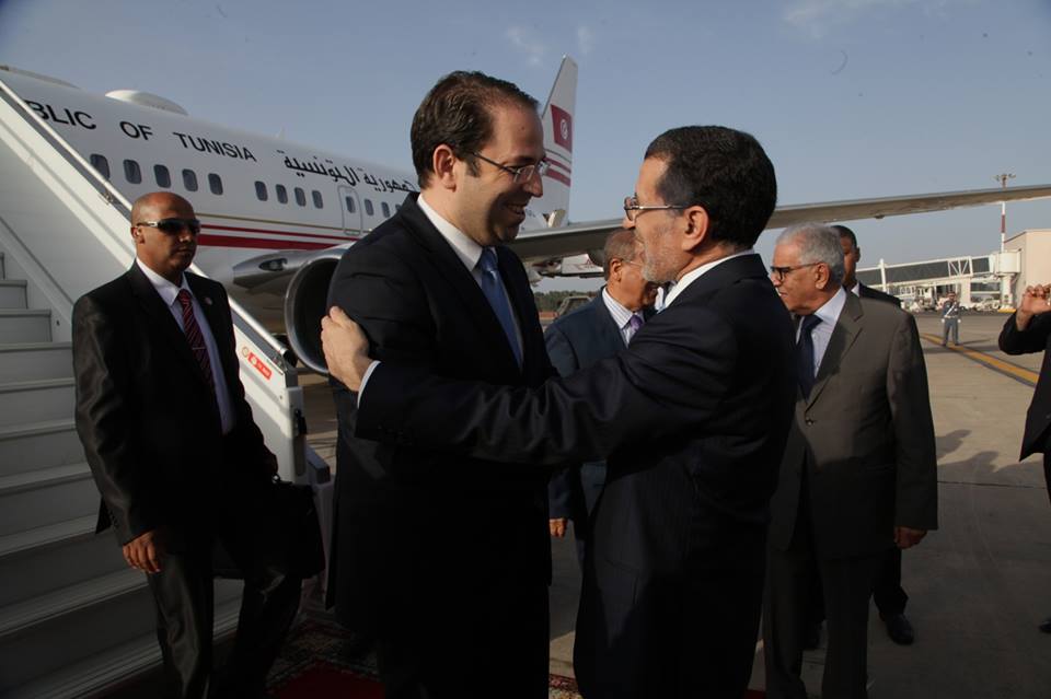 Youssef Chahed au Maroc pour la signature de plusieurs accords bilatéraux