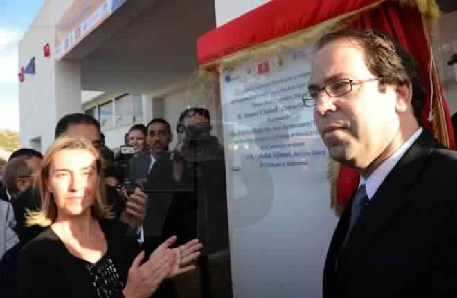 Chahed et Mogherini donnent le coup d’envoi de la dépollution du Lac de Bizerte