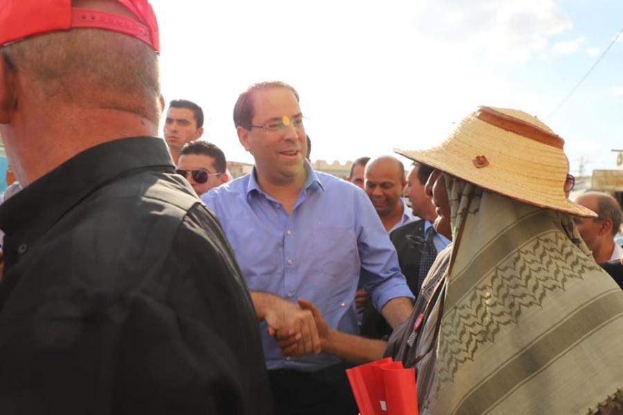 Youssef Chahed poursuit sa campagne électorale à Tataouine