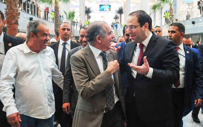 Youssef Chahed en visite à la Cité de la Culture de Tunis