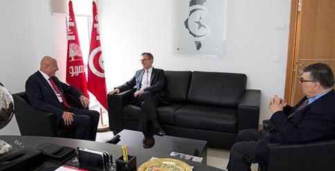 Chebbi s’entretient avec l’Ambassadeur allemand à Tunis