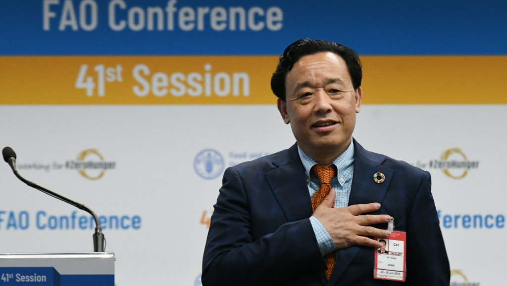 Un Chinois pour la première fois à la tête de la FAO