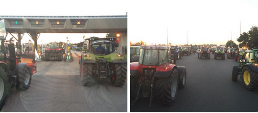 Jour de colère chez les agriculteurs: 1500 tracteurs aux portes de Paris